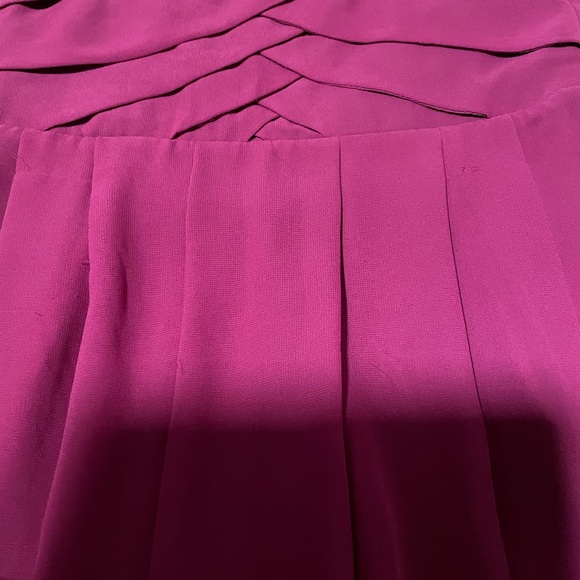 Express Fuchsia Strapless mini Dress size 0 - Picture 10 of 16